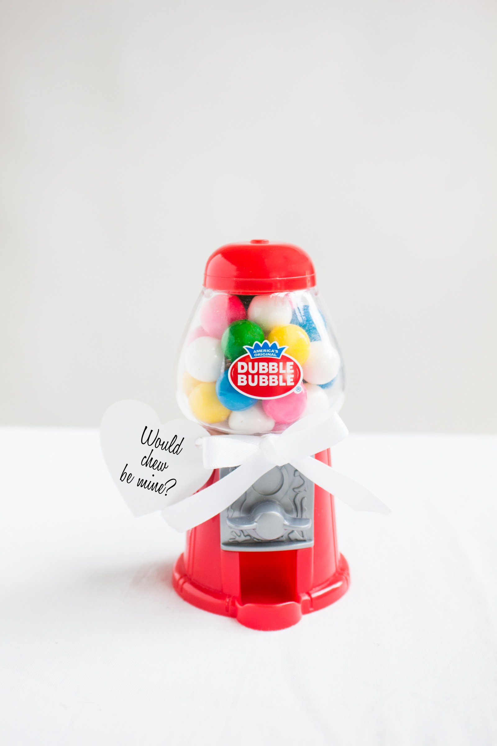 gumball machine valentine, diy valentine