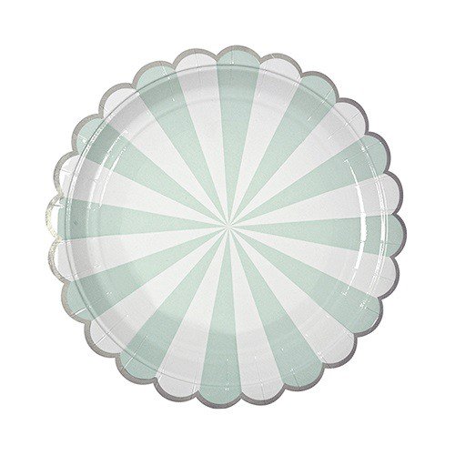 scalloped paper plate 