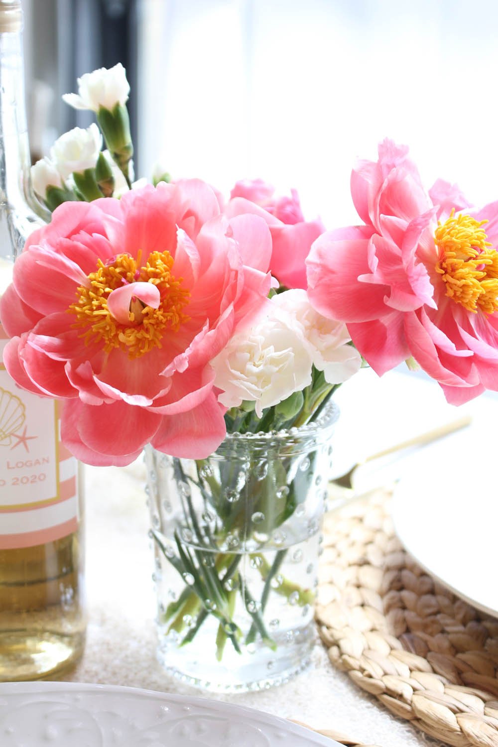 beach wedding, seaside wedding beach wedding ideas, ocean wedding, seashell wedding, seashell wedding ideas, pink flowers, pink flowers centerpiece, beach wedding centerpiece, beach wedding ideas, pink beach flowers 