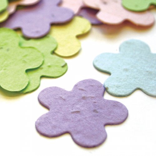 plantable confetti, confetti, wildflower favor, garden party favor, flower favor