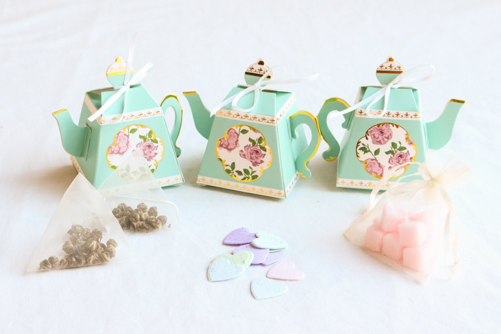 Tea party bridal shower favors 