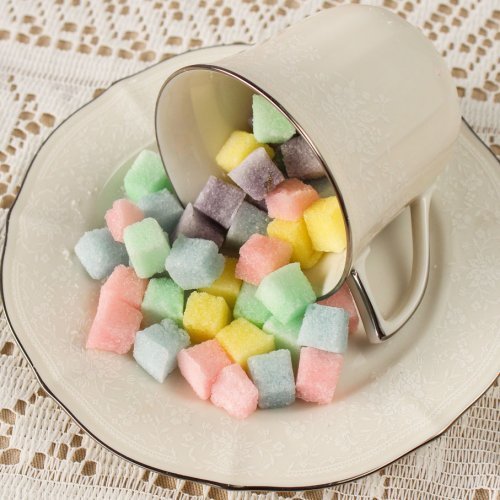 Flavored sugar cubes 