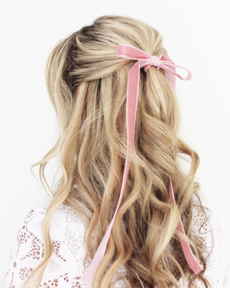 velvet bow, velvet ribbon, velvet wedding, velvet, velvet hair accessory 